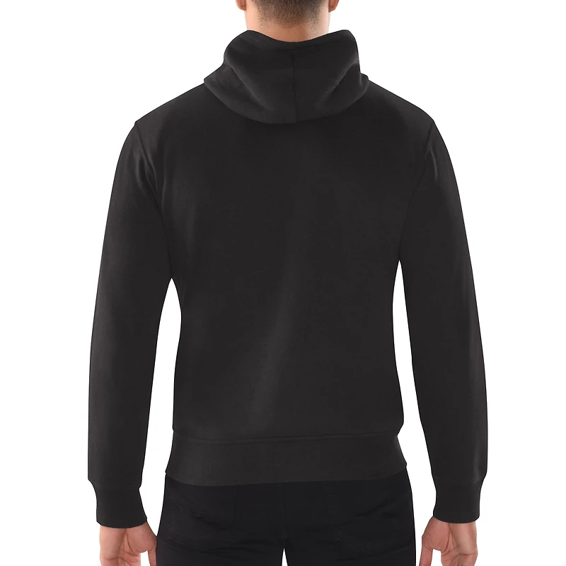 Sweat à capuche entièrement zippé pour hommes des Atlanta Falcons Gridiron Classics d'après-saison noir
