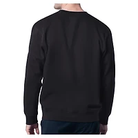Men's Starter Black Atlanta Falcons Player Grid Pullover Sweatshirt
