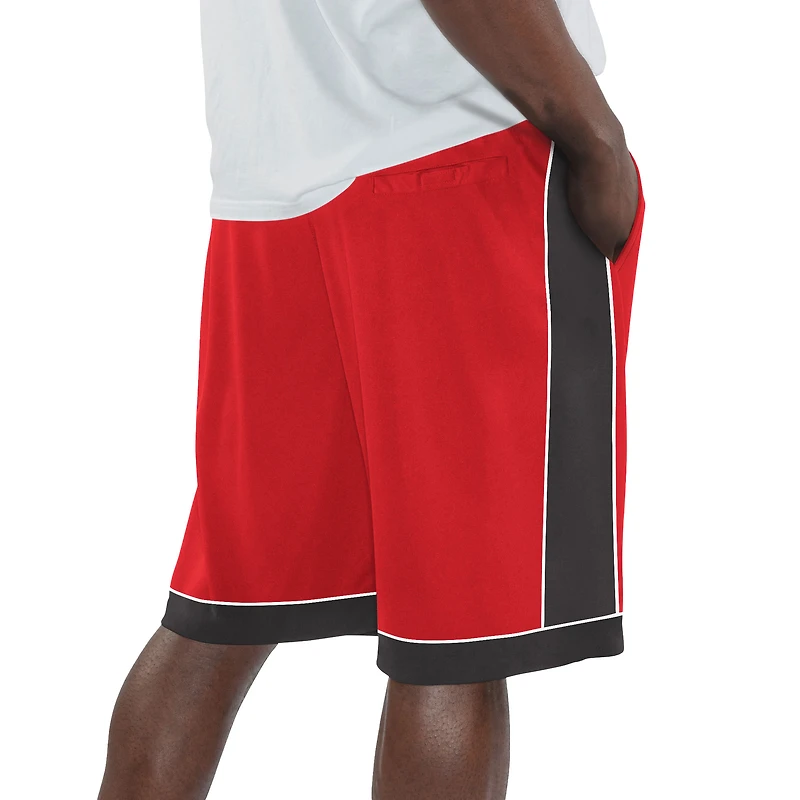 Short de mode préféré des fans Atlanta Falcons Starter rouge/noir pour hommes