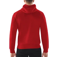 sweat à capuche d'après-saison national des Falcons d'Atlanta pour hommes, rouge, Starter, entièrement zippé