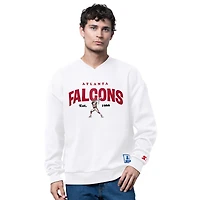 Men's Starter White Atlanta Falcons 1966 Throwback Collection Sweatshirt