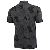 Men's Tommy Bahama Black Atlanta Falcons Big & Tall Miramar Blooms Polo