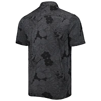 Men's Tommy Bahama Black Atlanta Falcons Miramar Blooms Polo
