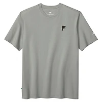 T-shirt Tommy Bahama gris pour homme des Falcons d'Atlanta Huddle & Hang Tens