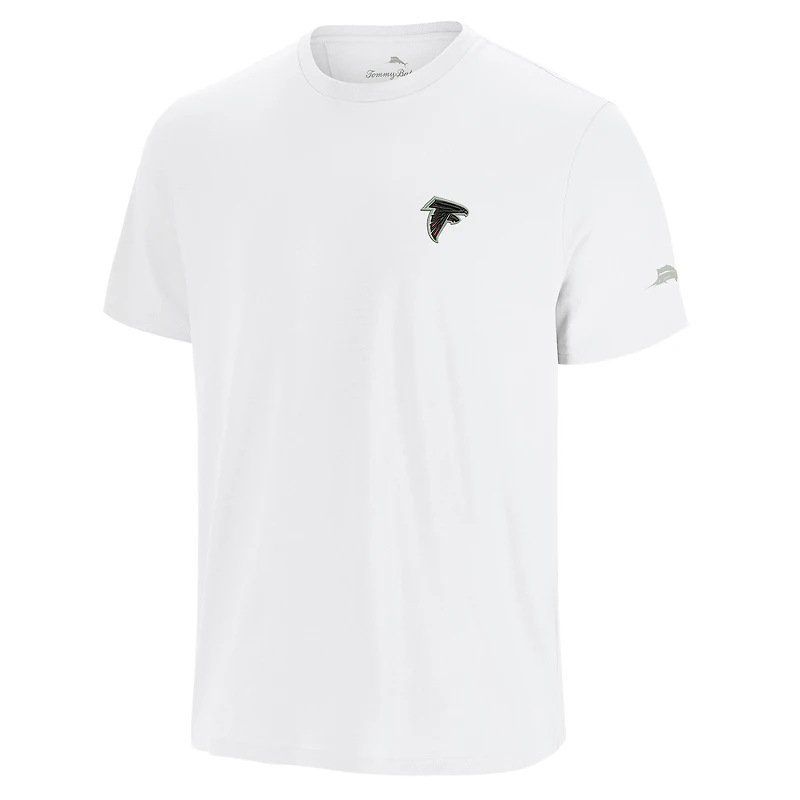 Men's Tommy Bahama White Atlanta Falcons Sport Torchdown Graphic T-Shirt