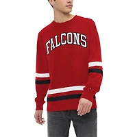 T-shirt à manches longues Tommy Hilfiger rouge/noir Atlanta Falcons Nolan pour hommes