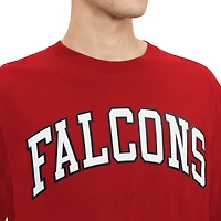 T-shirt à manches longues Tommy Hilfiger rouge/noir Atlanta Falcons Nolan pour hommes