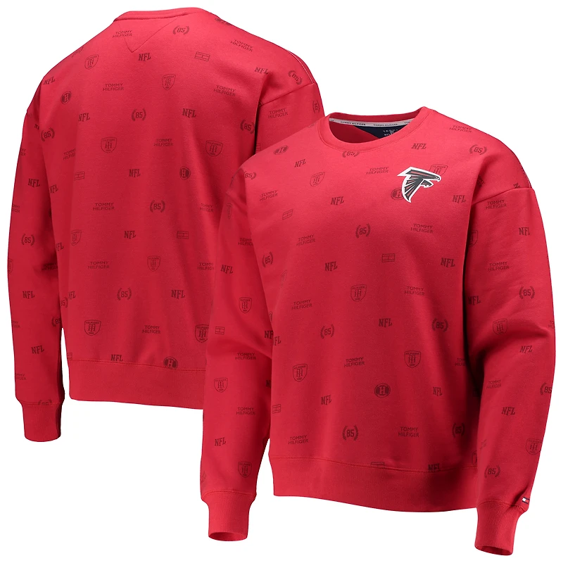 Sweat Tommy Hilfiger Atlanta Falcons Reid graphique rouge pour homme