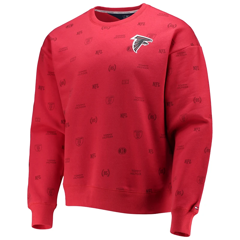 Sweat Tommy Hilfiger Atlanta Falcons Reid graphique rouge pour homme
