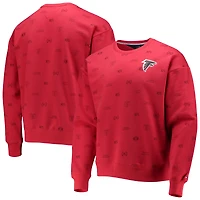 Men's Tommy Hilfiger Red Atlanta Falcons Reid Graphic Pullover Sweatshirt