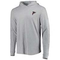 Men's Vineyard Vines Heathered Gray Atlanta Falcons Local Long Sleeve Hoodie T-Shirt