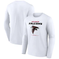 Men's  Black Atlanta Falcons Team Lockup Long Sleeve T-Shirt
