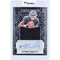 Michael Penix Jr. Atlanta Falcons Autographed 2024 Panini Obsidian Jumbo Relic #RJJ-MPJ #/299 Rookie Card