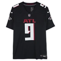 Maillot Nike Vapor F.U.S.E. noir dédicacé par Michael Penix Jr. des Falcons d'Atlanta