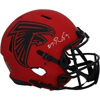 Casque Riddell Rave Speed authentique autographié par Michael Penix Jr. des Falcons d'Atlanta