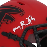 Casque Riddell Rave Speed Mini autographié par Michael Penix Jr. des Atlanta Falcons