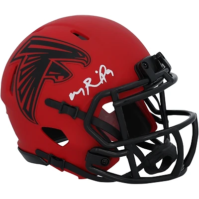 Casque Riddell Rave Speed Mini autographié par Michael Penix Jr. des Atlanta Falcons
