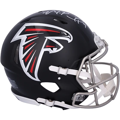 Casque authentique Riddell Speed ​​autographié par Michael Penix Jr. des Atlanta Falcons