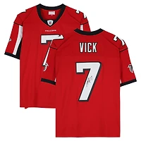 Michael Vick Atlanta Falcons Autographed Red Mitchell & Ness 2003 Legacy Jersey