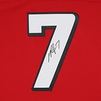 Michael Vick Atlanta Falcons Autographed Red Mitchell & Ness 2003 Legacy Jersey