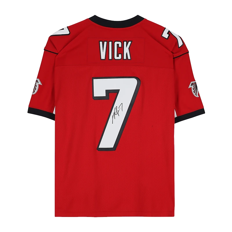 Michael Vick Atlanta Falcons Autographed Red Mitchell & Ness 2003 Legacy Jersey