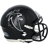 Casque Riddell rétro Speed Mini autographié par Michael Vick des Falcons d'Atlanta (1990-2002)