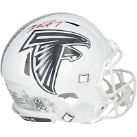 Michael Vick Atlanta Falcons Autographed Riddell 2024 Salute To Service Speed Authentic Helmet 