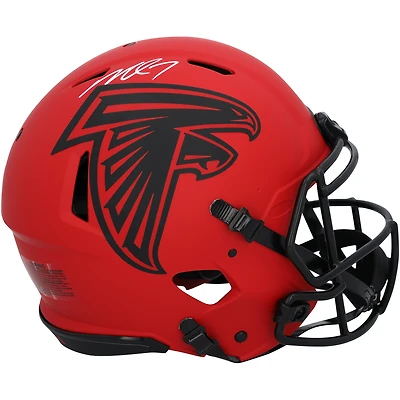 Michael Vick Atlanta Falcons Autographed Riddell Rave Speed Authentic Helmet 