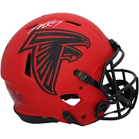 Michael Vick Atlanta Falcons Autographed Riddell Rave Speed Authentic Helmet 