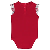 Ensemble 2 pièces pour nouveau-né et bébé Atlanta Falcons Happy Hearts