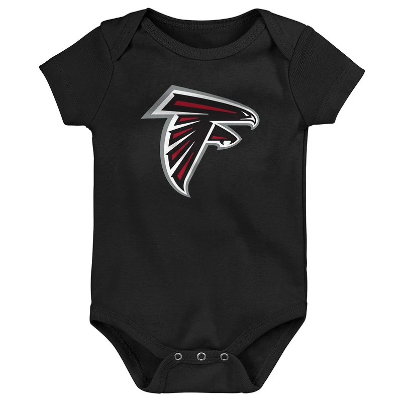 Ensemble de 3 bodys Team Starter pour nouveau-nés et nourrissons des Atlanta Falcons