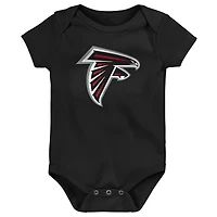 Ensemble de 3 bodys Team Starter pour nouveau-nés et nourrissons des Atlanta Falcons