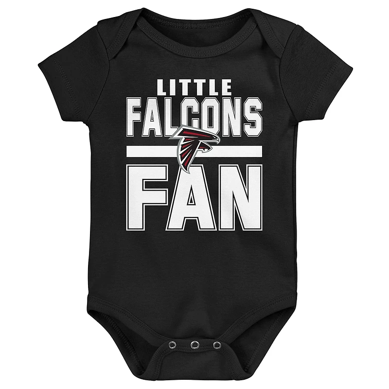 Ensemble 3 pièces pour nouveau-né Outerstuff Atlanta Falcons Little Tike