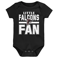 Ensemble 3 pièces pour nouveau-né Outerstuff Atlanta Falcons Little Tike