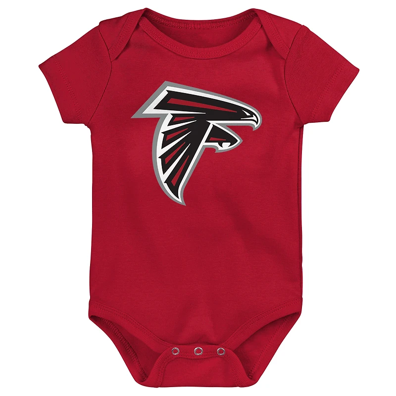 Ensemble 3 pièces pour nouveau-né Outerstuff Atlanta Falcons Little Tike