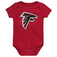 Ensemble 3 pièces pour nouveau-né Outerstuff Atlanta Falcons Little Tike