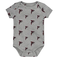 Newborn Outerstuff Atlanta Falcons Little Tike 3-Piece Bodysuit Set