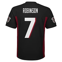 Maillot de joueur réplique noir des Atlanta Falcons Bijan Robinson pour l'école maternelle
