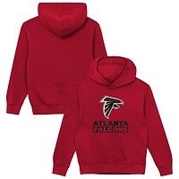 Sweat à capuche rouge Outerstuff Atlanta Falcons Back to Basics pour enfants d'âge préscolaire