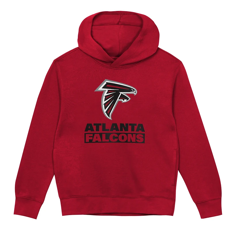 Preschool Outerstuff  Red Atlanta Falcons Back to Basics Hoodie