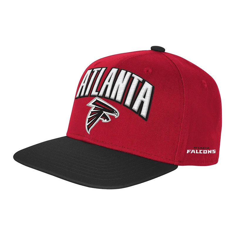 Casquette snapback rouge Atlanta Falcons Essentials pour enfants d'âge préscolaire Outerstuff