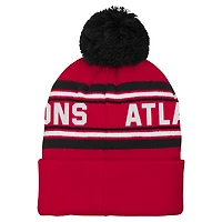 Preschool Red Atlanta Falcons Jacquard Cuffed Knit Hat with Pom