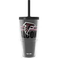 Gobelet classique Tervis Atlanta Falcons de 24 oz avec couvercle à paille Go the Distance