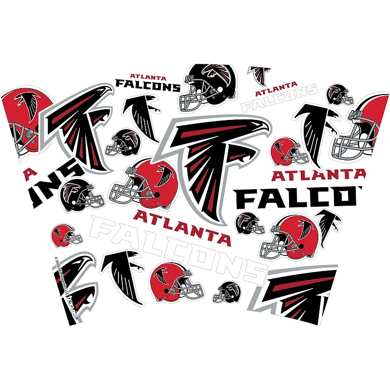 TRS FALC NO COLOR 24OZ NFL 2 PACK ALLOVER & EMBLEM CUPPLA2PK