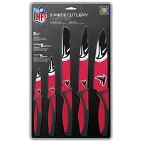 The Sports Vault Atlanta Falcons - Ensemble de 5 couteaux de cuisine