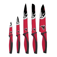 The Sports Vault Atlanta Falcons - 5-Piece Kitchen Knife Set
