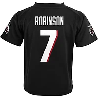 Maillot de jeu Nike Bijan Robinson noir pour tout-petit des Falcons d'Atlanta