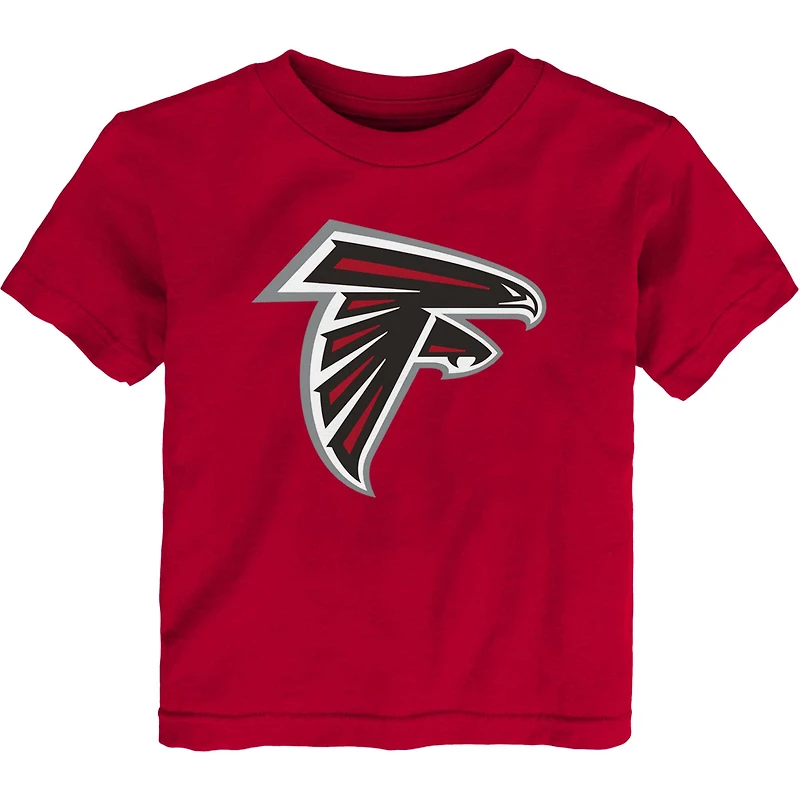 T-shirt rouge avec logo principal Atlanta Falcons pour tout-petit
