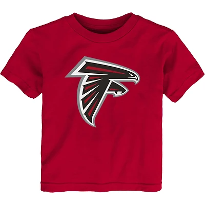 T-shirt rouge avec logo principal Atlanta Falcons pour tout-petit