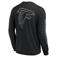 Unisex Fanatics Black Atlanta Falcons Elements Strive Long Sleeve T-Shirt